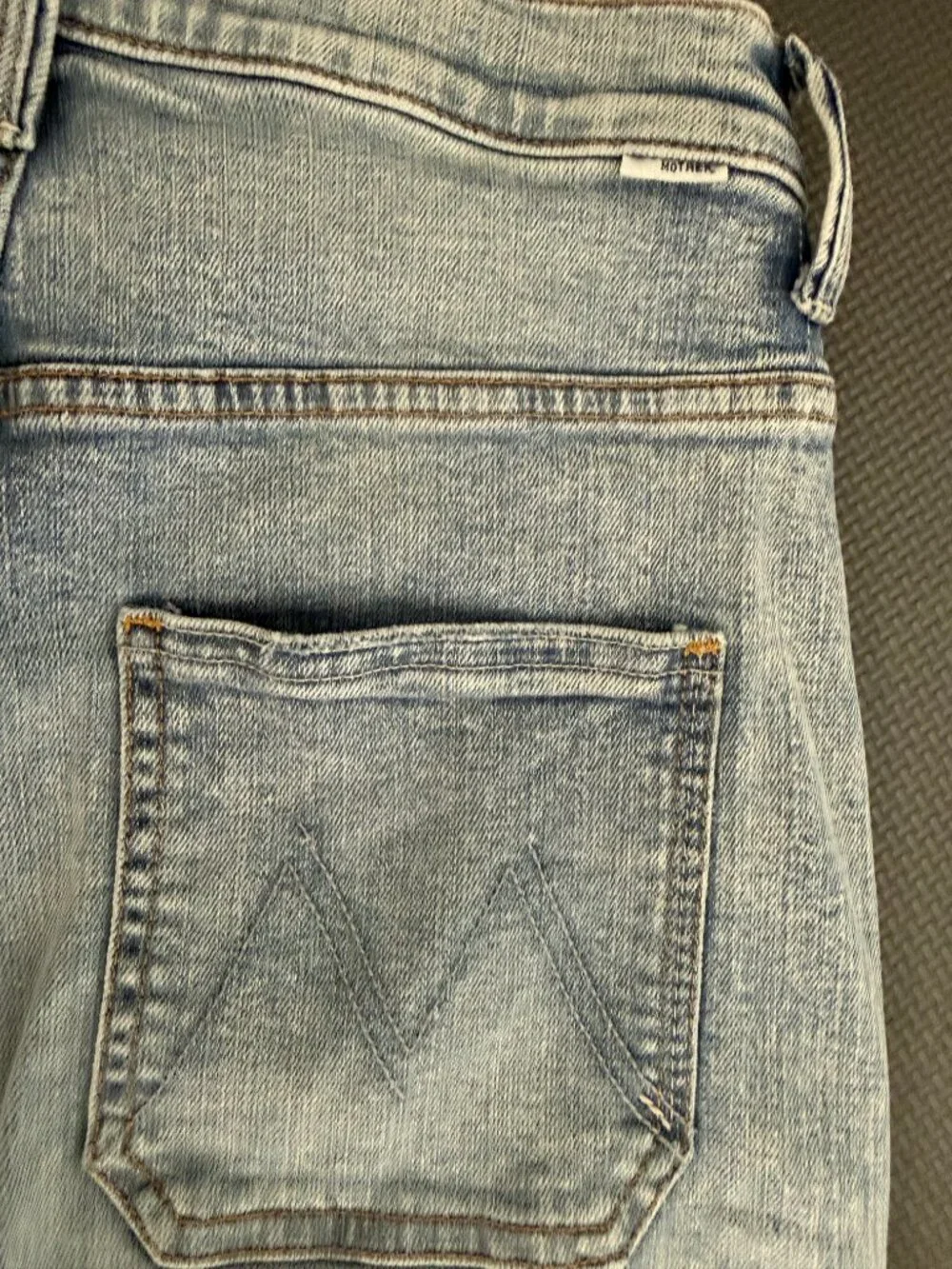 MOTHER THe Rapper Patch  - Springy Ankle Wash- Size 28 - Picture 8 of 12